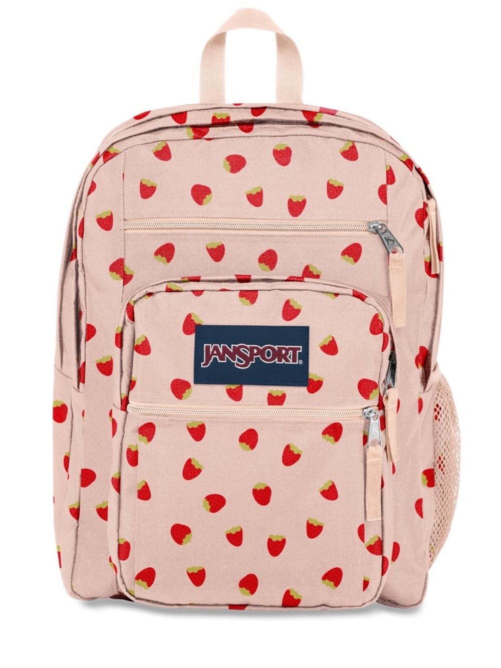 Jansport Pink Strawberry Print Backpack